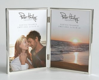 Silverplated tweeluik glans